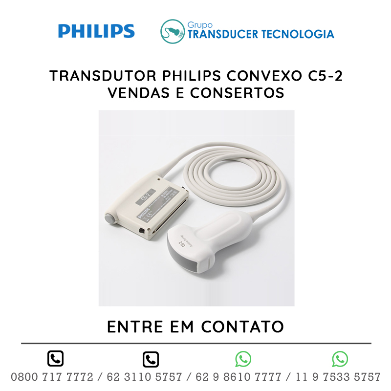 TRANSDUTOR PHILIPS CONVEXO C5 2 VENDAS E CONSERTOS