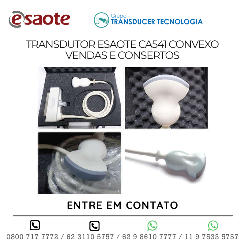 TRANSDUTOR ESAOTE CA541 CONVEXO VENDAS E CONSERTOS