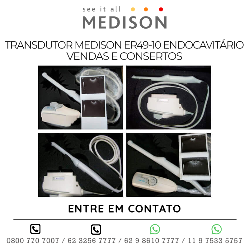 TRANSDUTOR MEDISON ER 49 10ED ENDOCAVITÁRIO VENDAS E CONSERTOS